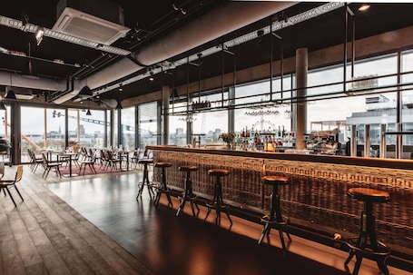 Bar (on property). Superbude Wien Prater