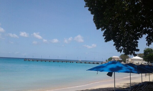 Sun loungers, beach towels