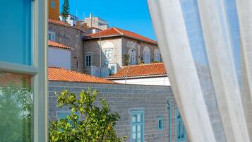 Chambre Double Ville, vue colline | Draps en coton égyptien, literie de qualité supérieure