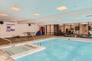 Indoor pool, a heated pool