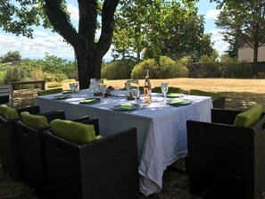 Restauration en plein air