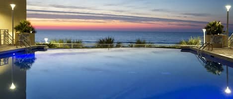 Indoor pool, outdoor pool