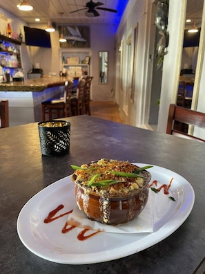 Dinner served, ocean views - Victoria House (Frederiksted)