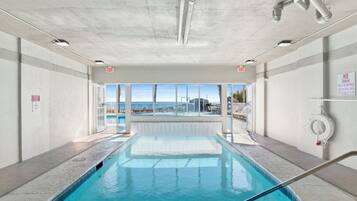 Indoor pool, a heated pool