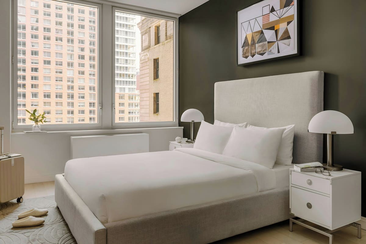 3 bedrooms, premium bedding, individually furnished, laptop workspace