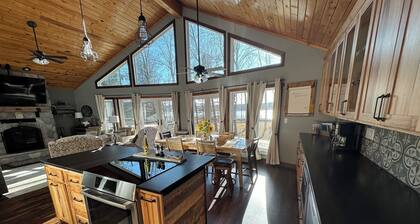 Beautiful remodeled retreat on tranquil North bay of Bone Lake.