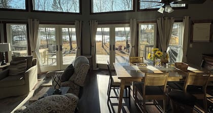 Beautiful remodeled retreat on tranquil North bay of Bone Lake.