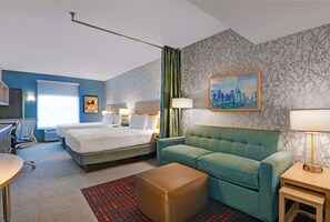 Studio, 2 Queen Beds, Non Smoking | Living area - Home2 Suites by Hilton Largo (Largo)