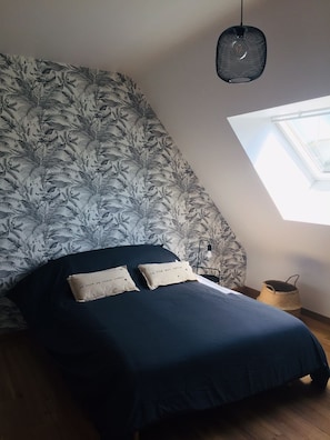 2 chambres, bureau, fer et planche à repasser, Wi-Fi gratuit