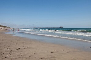 On the beach