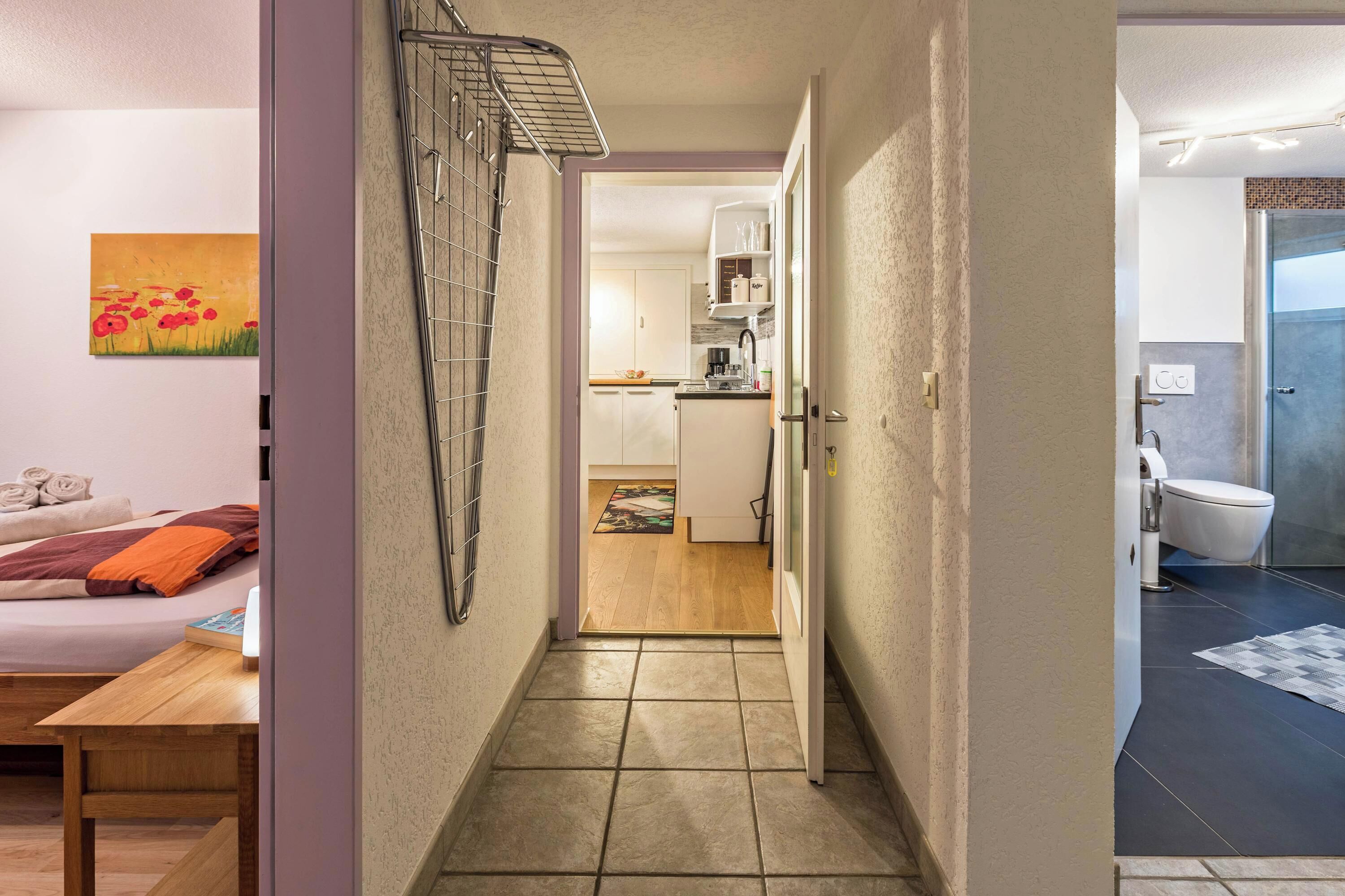 2 Schlafzimmer, Bügeleisen/Bügelbrett, kostenloses WLAN, Bettwäsche