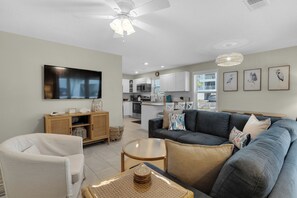 Smart TV, books, music library, video library