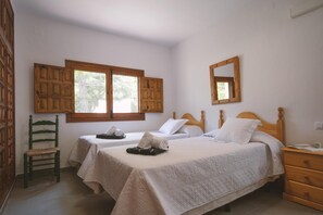 2 chambres, draps fournis