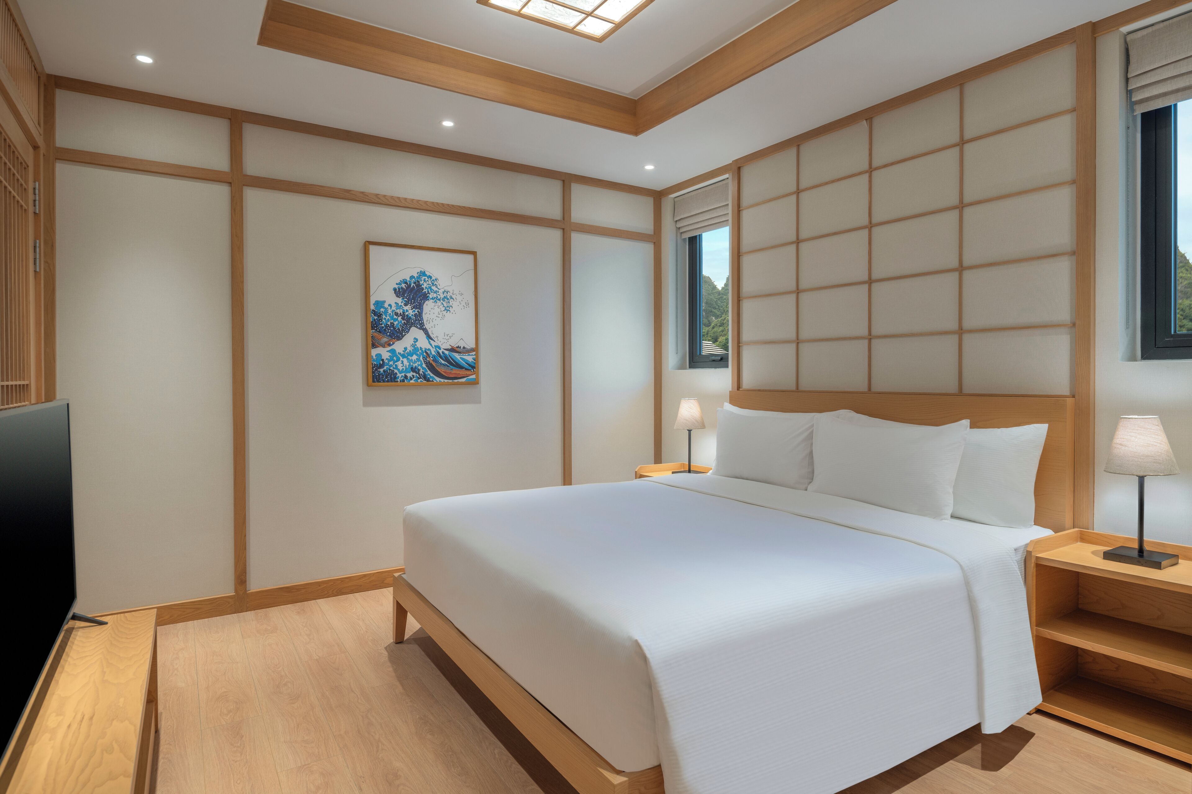 Deluxe Villa, 3 Bedrooms | Minibar, in-room safe, desk, blackout curtains