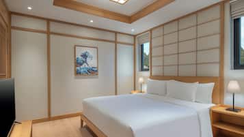Deluxe Villa, 3 Bedrooms | Minibar, in-room safe, desk, blackout curtains