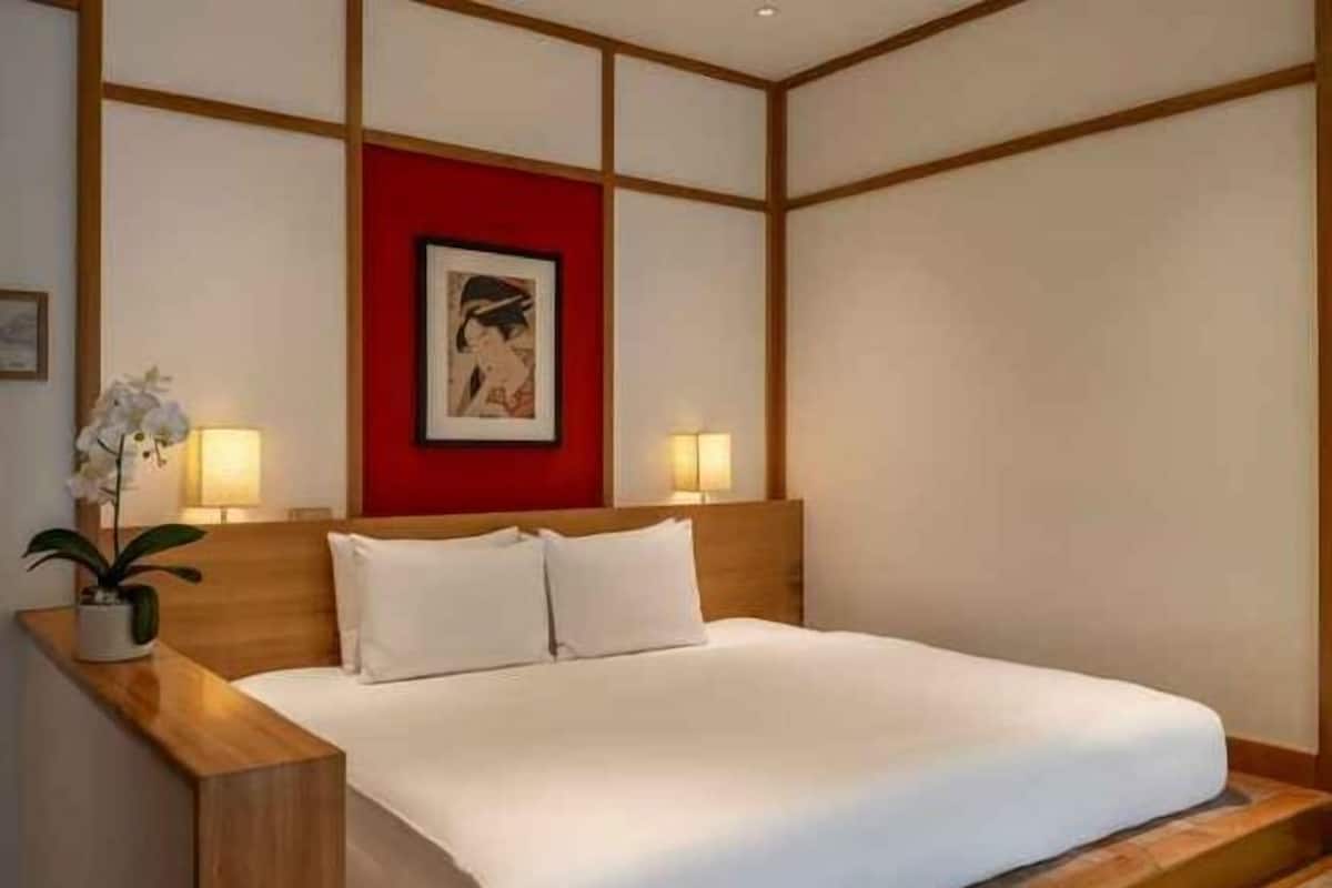 3 habitaciones, minibar y caja de seguridad en la habitación