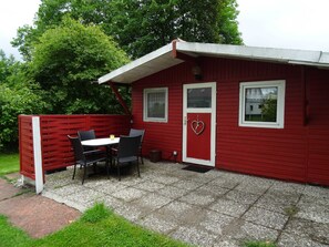 Outdoor dining - Frehmeyer: Vacation on the farm - Ferienhaus Frehmeyer (Lindewitt)