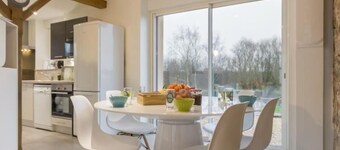 Charming Renovated Barn with Private Pond near Nantes