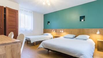 3 chambres, Wi-Fi gratuit, draps fournis