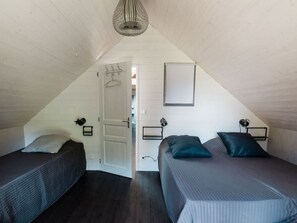 4 habitaciones, wifi gratis y ropa de cama 