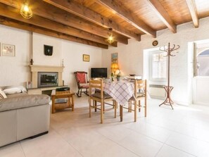 TV, fireplace, DVD player, stereo