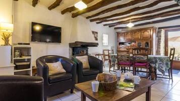 Televisie en een dvd-speler