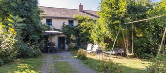 Accessible Stone Cottage with Garden, Near Nantes & Vioreau Lake, Sleeps 6