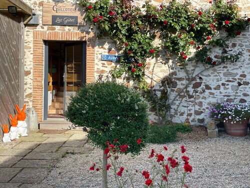 Charming 15th-Century Cottage in Vineyard with Terrace, Bikes & EV Charging