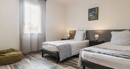 Quiet countryside retreat with private garden, terrace, and garage