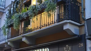 A storefront with a sign reading "Bastiano." - Philips Apartment (Milan)