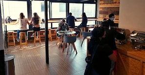 Free daily buffet breakfast