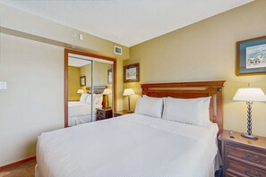 1 bedroom, iron/ironing board, internet, bed sheets