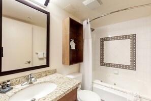 Hair dryer, towels
