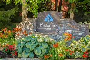 Exterior detail - Spacious mountain retreat in the Village with fireplace & gym - walk to lifts (Whistler)