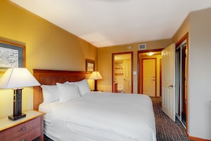 1 bedroom, iron/ironing board, internet, bed sheets