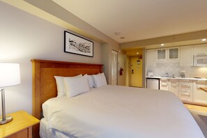 Fer et planche à repasser, accès à Internet, literie fournie