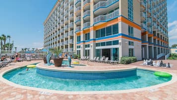 Indoor pool, a heated pool