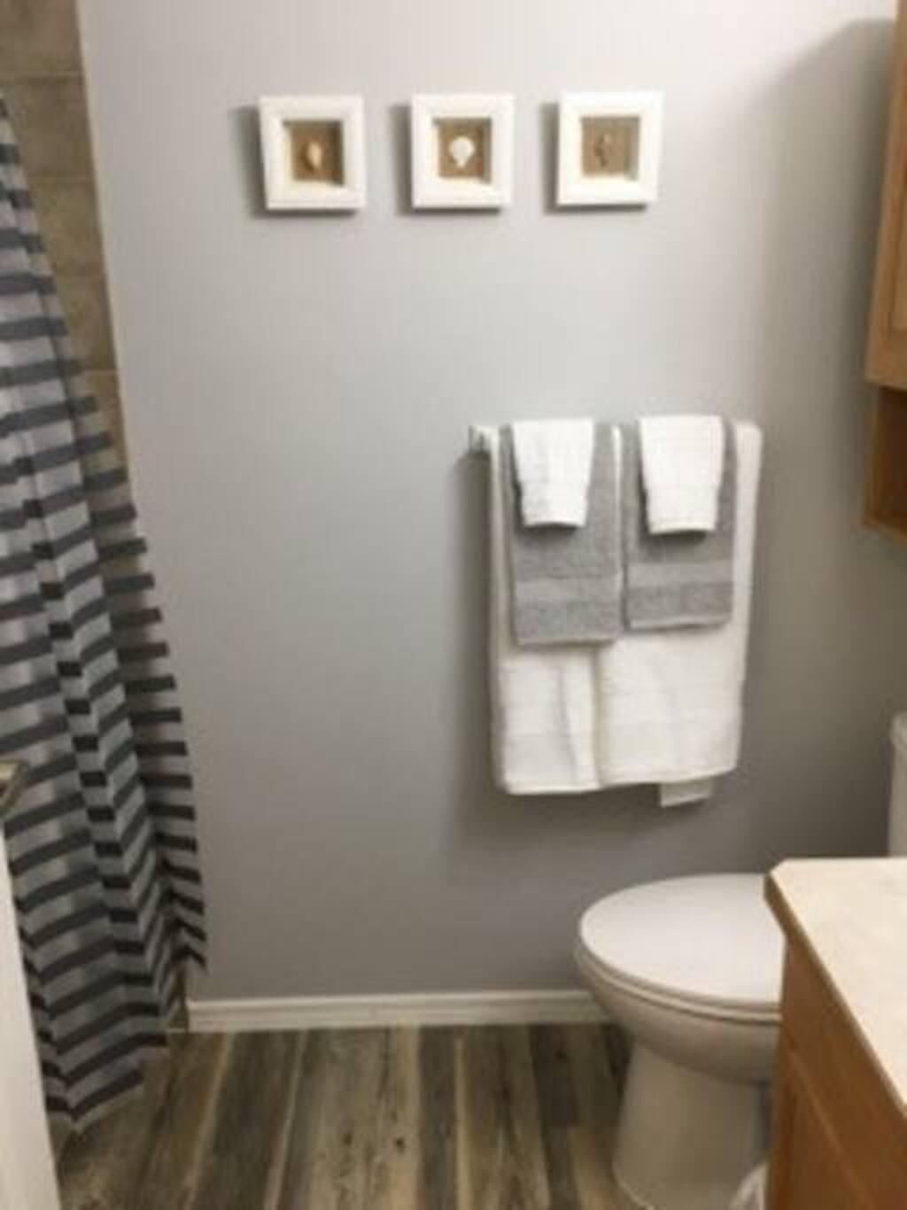 Secador de pelo y toallas