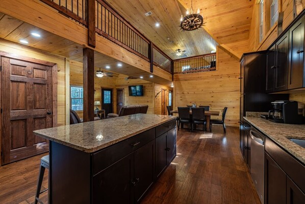 Interior - Rustic Retreat sleeps 14 (Mentone)