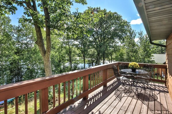 Outdoor dining - Up North + Minocqua, Wi. + Lake Shishebogama = God’s Country (Minocqua)