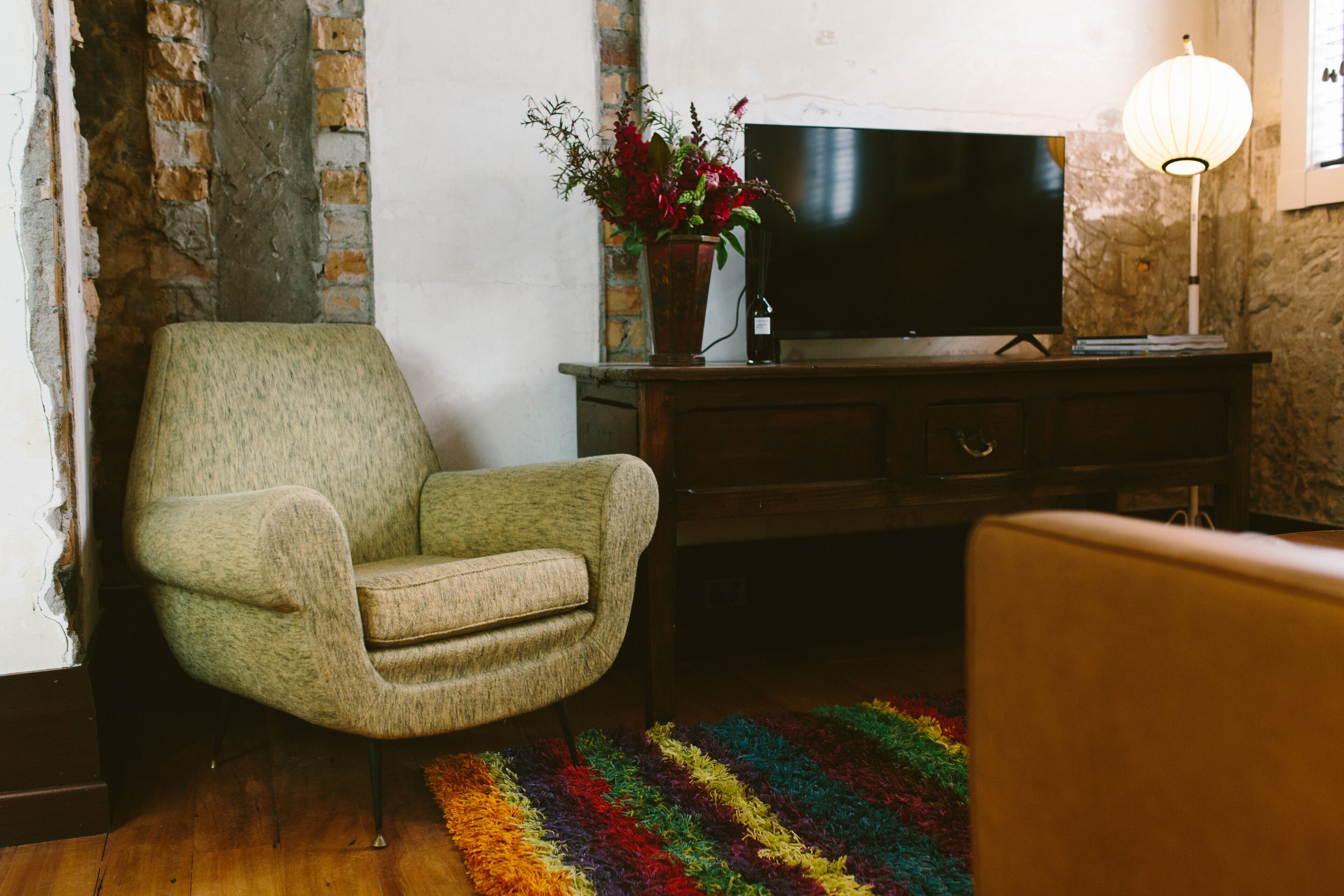 mother superior suite | living area | 32-inch smart tv with digital channels, tv