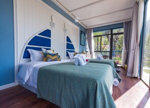 Container Twin Room | Minibar, desk, blackout curtains, iron/ironing board - Sumlodol Hengqin Camping Town (Zhuhai)