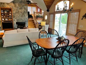 TV, fireplace, DVD player, books - WH852- Stunning! Private Pool, Hot Tub, 4 BRs, Pool Table and Screened Porch! (Corolla)