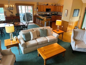 TV, fireplace, DVD player, books - WH852- Stunning! Private Pool, Hot Tub, 4 BRs, Pool Table and Screened Porch! (Corolla)