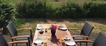 Müritz National Park, bathing lake, boat rental, terrace roof, wallbox, WLAN, sauna