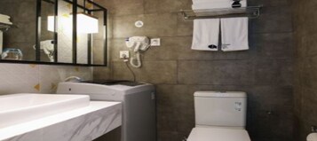 Ducha, cabezal de ducha tipo lluvia, artículos de tocador gratuitos