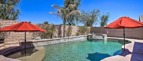 Una piscina climatizada