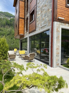 Façade de l’hébergement