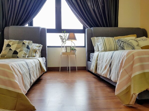 Departamento familiar | 2 habitaciones, decoración personalizada y muebles diferentes 