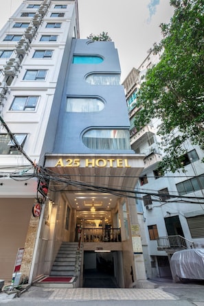 Voorkant van accommodatie